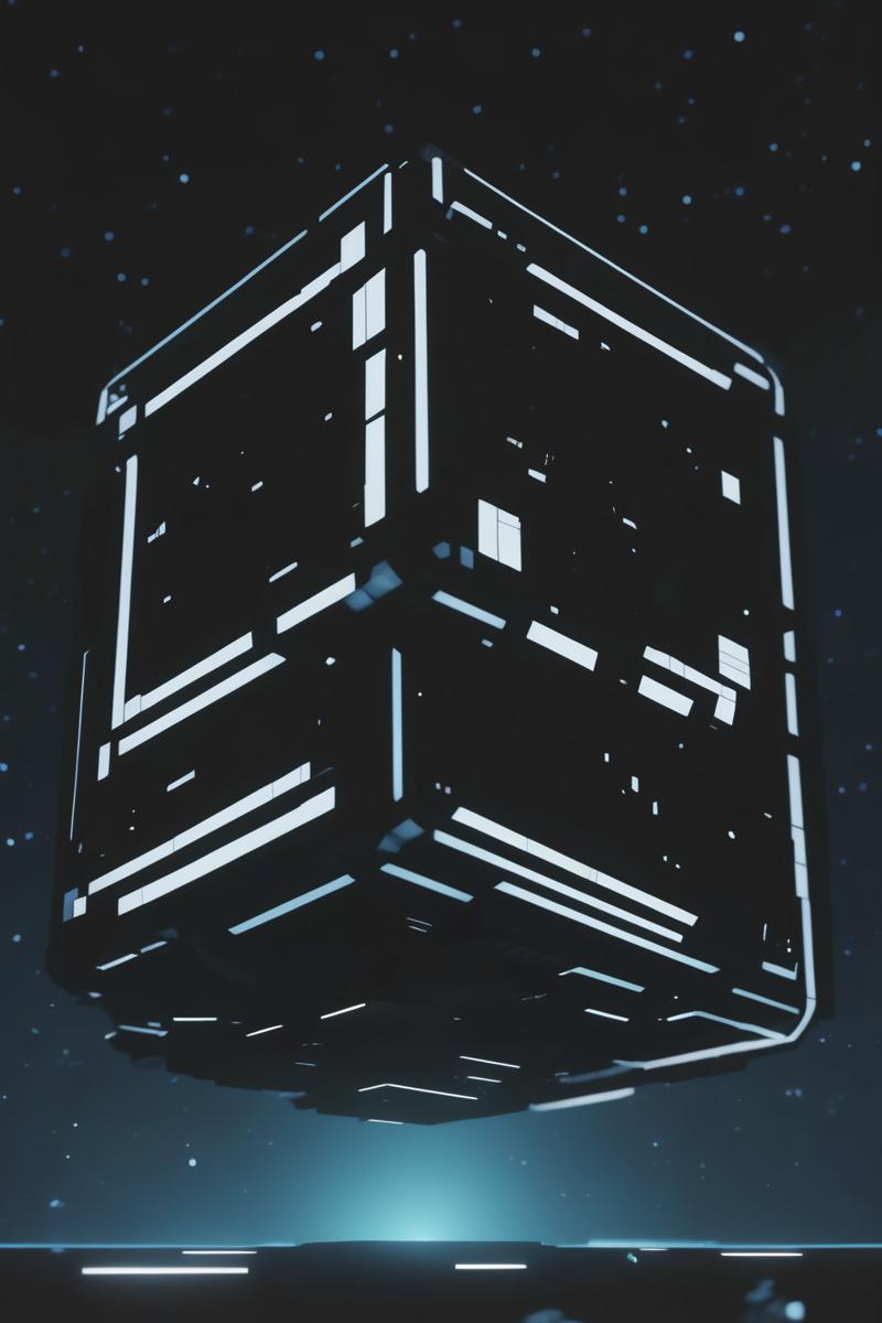 00341-3910123034-_lora_Levitating Cube_1_Levitating Cube - a computer screen shot of a space station in the middle of the night.png